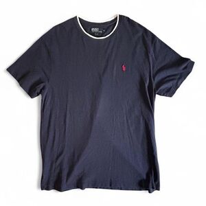 Polo Ralph Lauren Navy Blue crew neck shirt. Men’s Size XL.